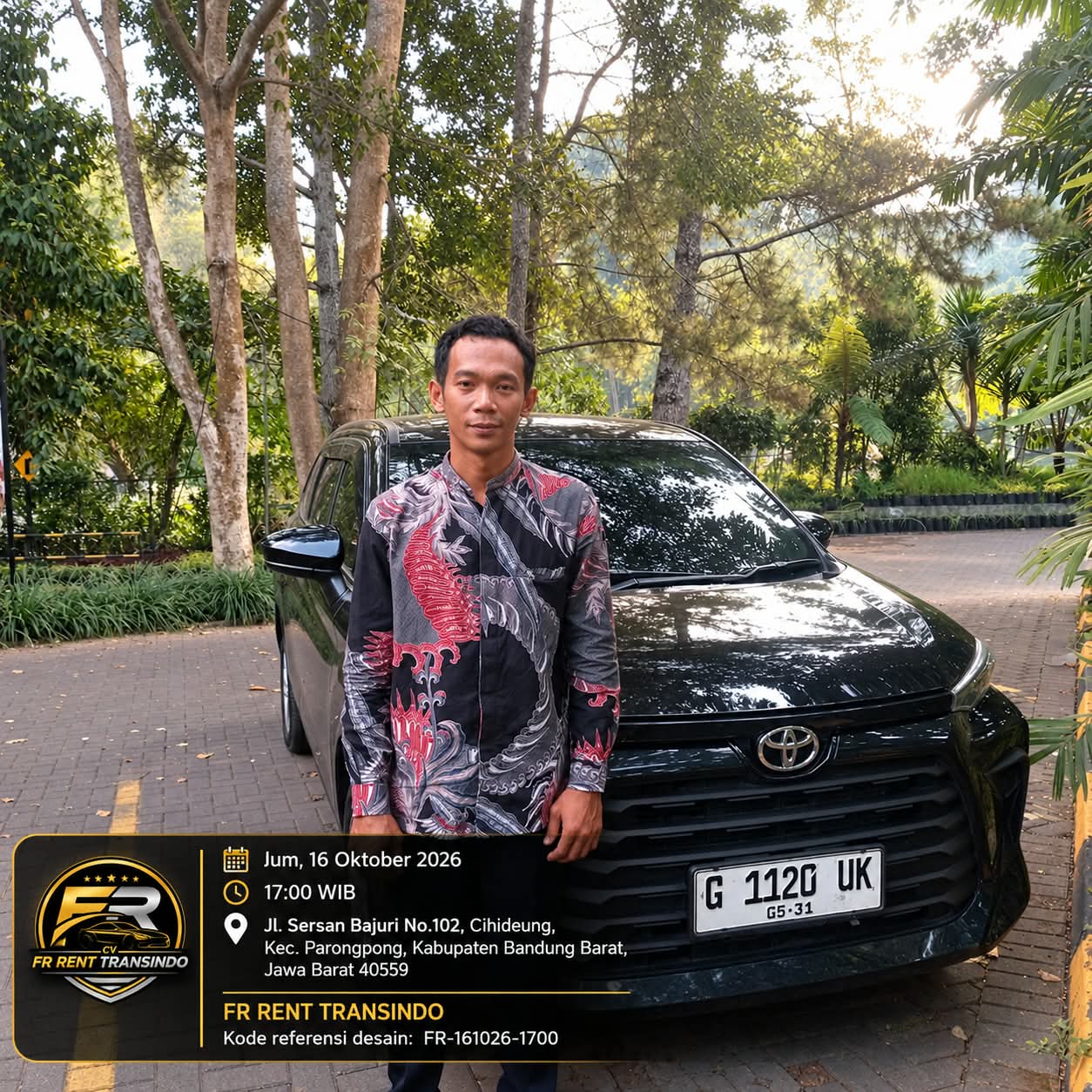 Perjalanan wisata bersama FR RENT TRANSINDO